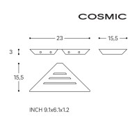 MEDIDAS JABONERA DUCHA RINCON KUBIC COSMIC